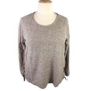 Sonja Betro Women's Knit Top Taupe 2X NWT